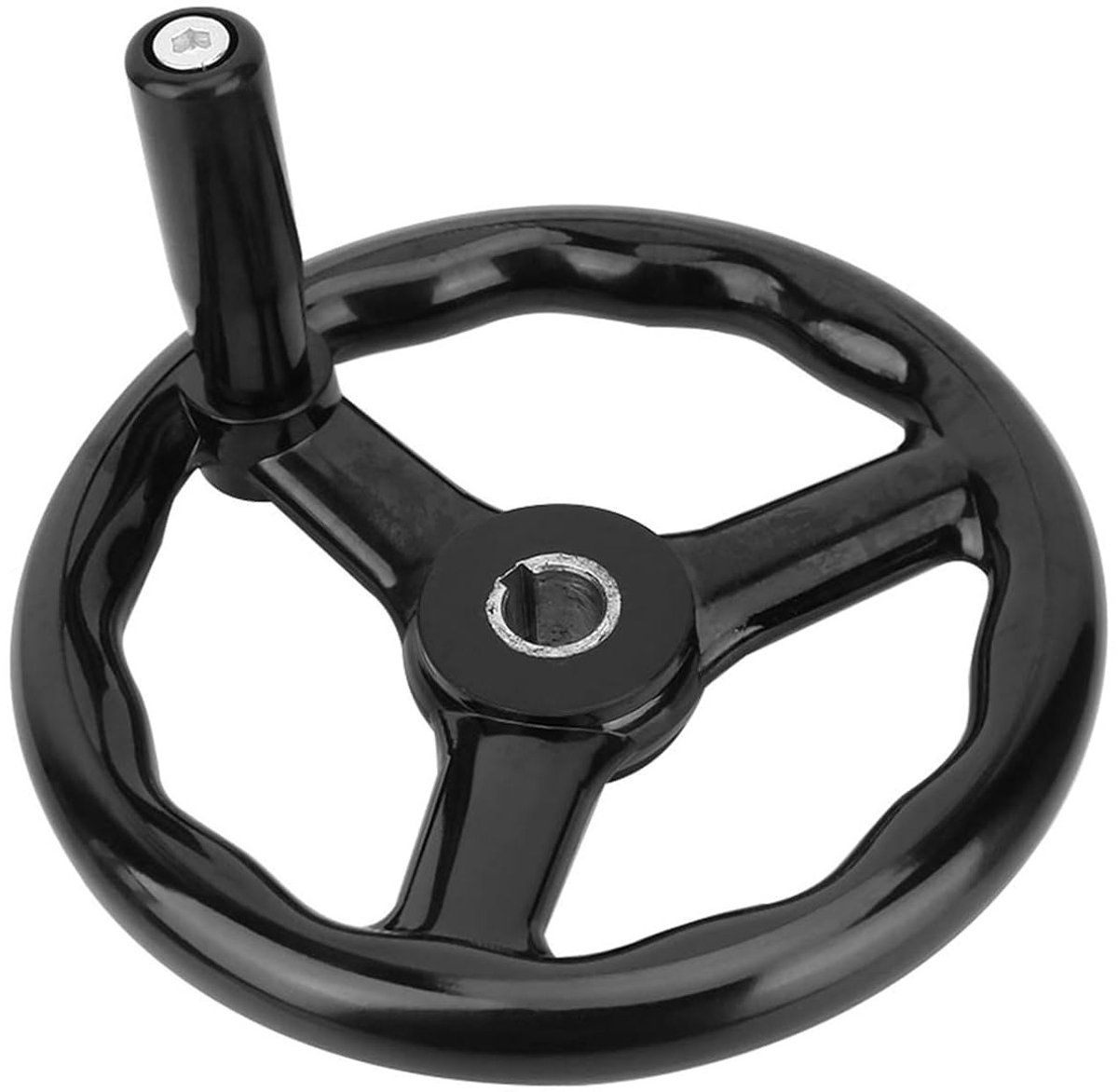 Anti-slip Bakelite Handwiel 200x18mm met 3 Spaken voor Freesmachine - Duurzaam, Ergonomisch en Precisie Bewerken