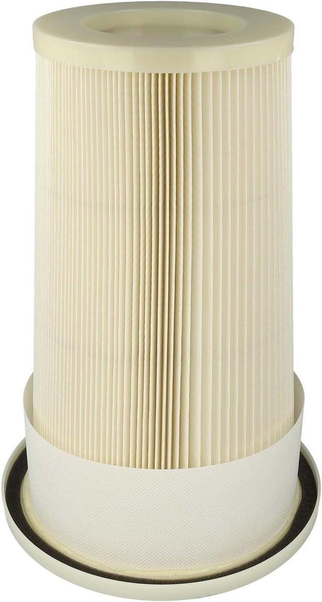 Vouwfilter Stofzuiger - Patroonfilter Cilinderfilter - Stofzuigen Stof Verzamelen - Optimale Zuigprestaties - 32 cm Hoogte - Wit