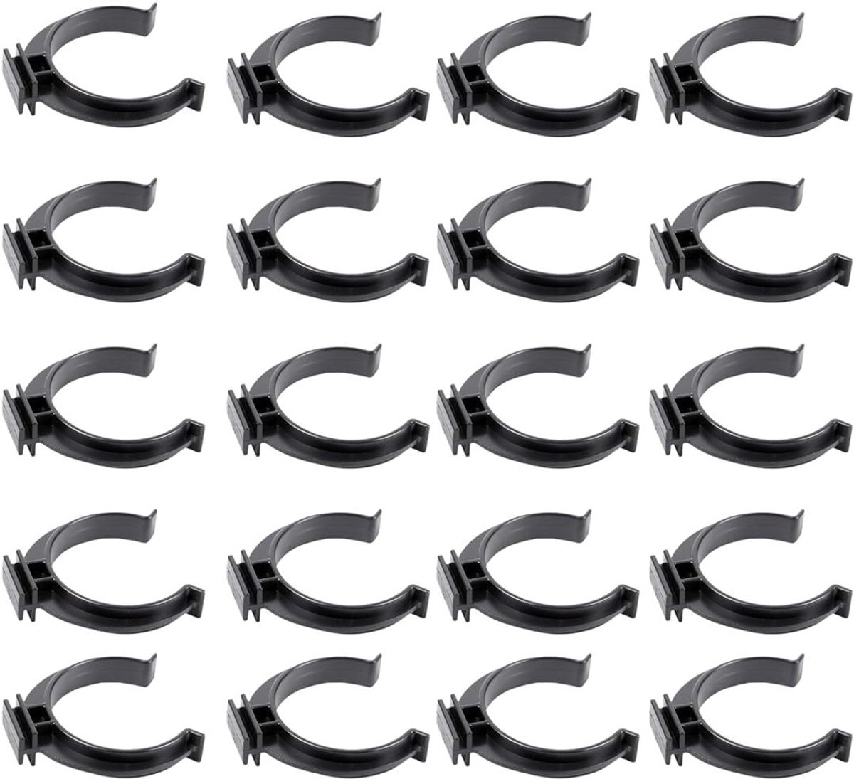 20 Stuks Pedestal Klemmen voor Keuken - Universele Montage voor Stabiele Keukensteunen, Pedestal Beugels en Clips voor Keukenaccessoires