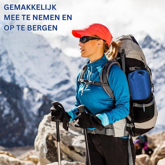 HEZIVO® Slaapmatje Zelfopblazend - Luchtbed Kamperen - Camping Matras - Blauw van Hezivo — afbeelding 3