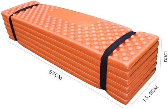 Camping Matras - Strand Pad Tent Slaapmat - Outdoor Kamperen - Opvouwbaar Schuim - 184 x 56 cm - Argento van Camping — afbeelding 5