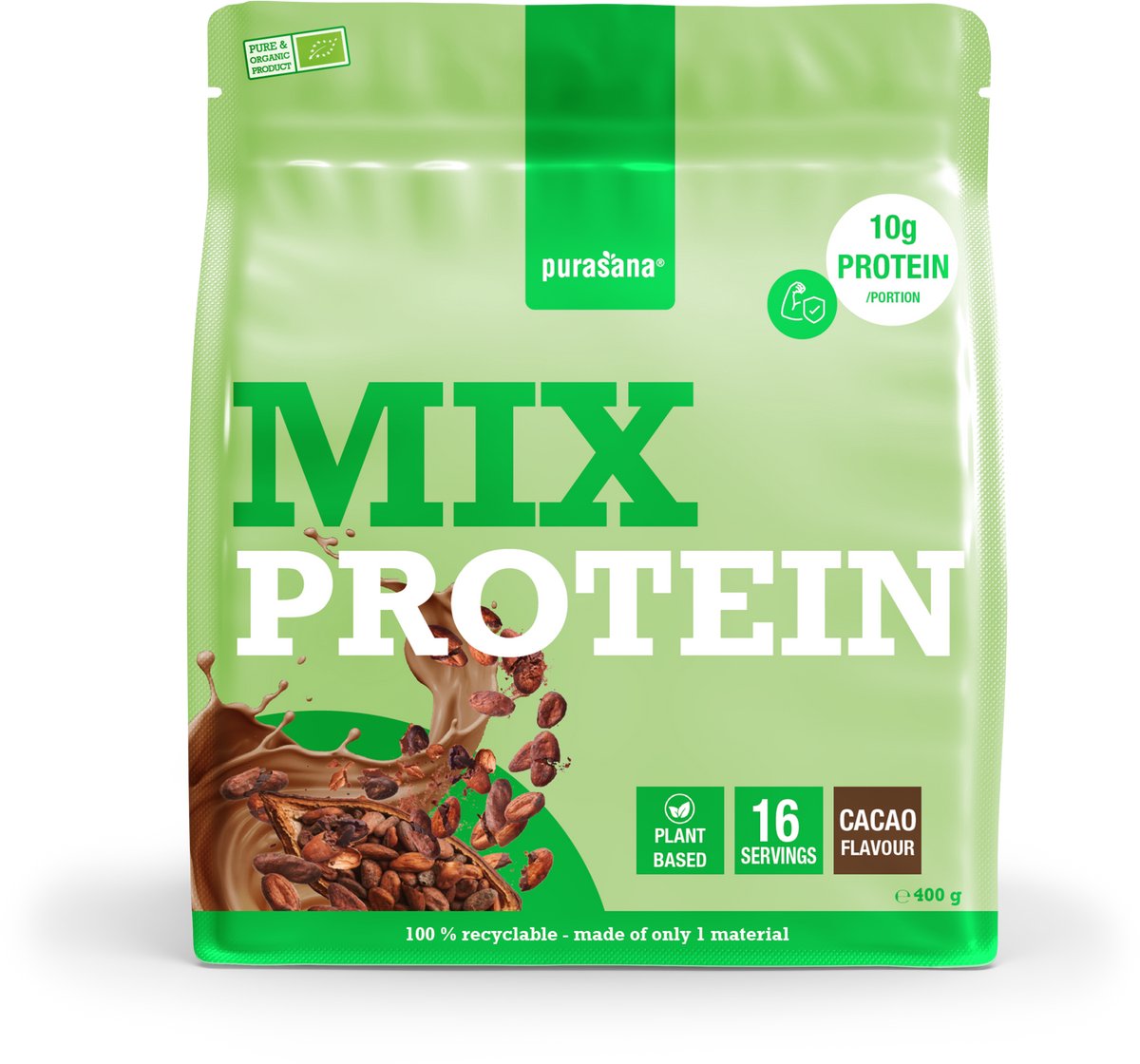 Purasana Mix Protein Powder Cacao 400GR