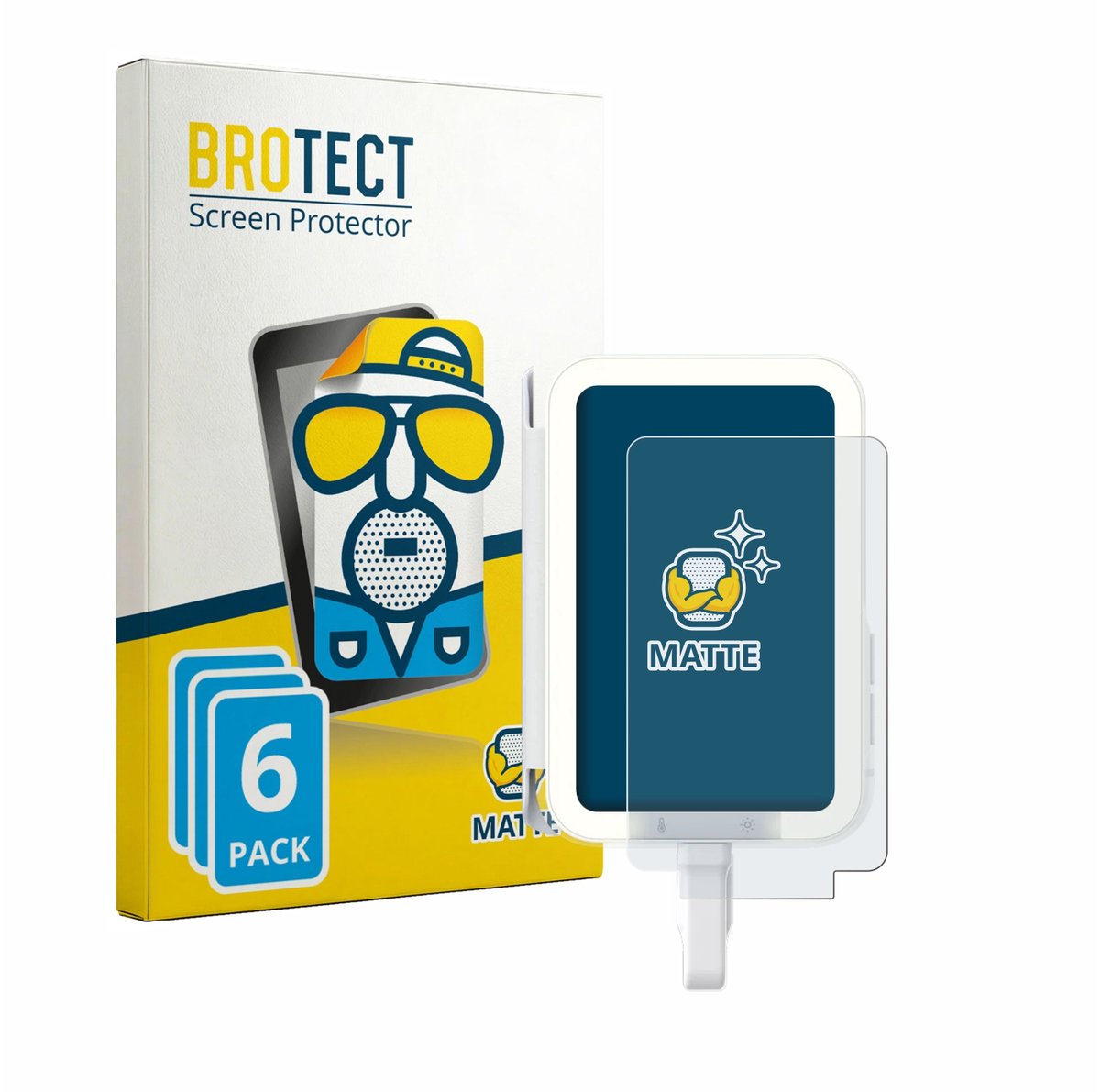 BROTECT - Screenprotector voor Insta360 Snap - Folie Beschermfolie matte 6 Stuks