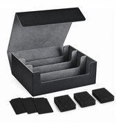 TCG Opbergdoos met Magneetsluiting & 10 Card Dividers 3 foam blockers-Deckbox-Storage Box 2100 Trading Cards-Riftbound, Pokémon, Magic, Yu-Gi-Oh!-Kaartenbox Hardcase