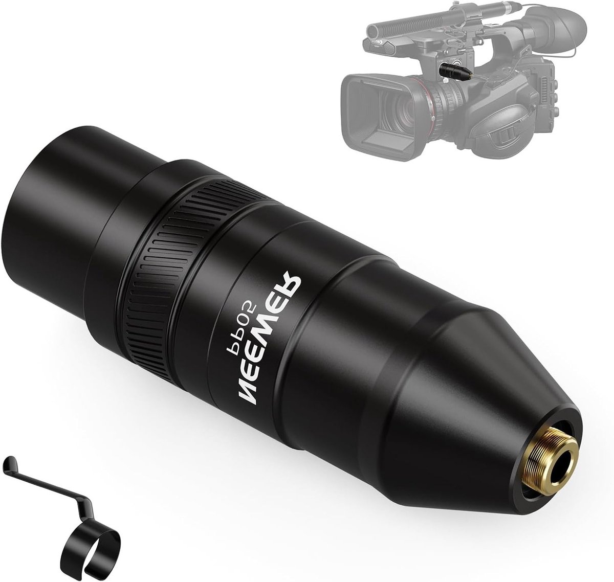 XLR naar 3.5mm TRS Audio Adapter voor Camera en Mixer
