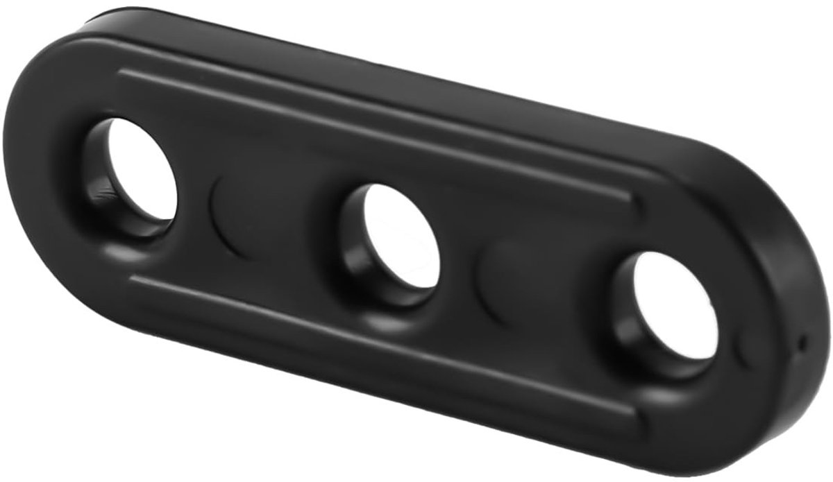 JHUBERS- Tenttouwbevestigingen 100 stuks - Kunststof Koordspanners - Stevige Verstellers - Gebruiksvriendelijk - Voor Buitenactiviteiten - Afmetingen 38 x 13 x 3,5 mm - Koordspanner
