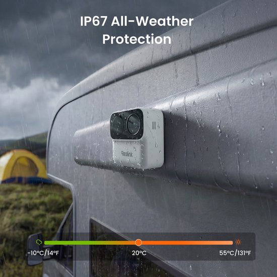 Reolink 2MP Batterij Beveiligingscamera - Magnetische Binnen-/Buiteninstallatie - 9 Maanden Batterij - Persoonsdetectie - Argus Series B210 van Reolink — afbeelding 4