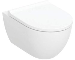 Geberit Acanto Wandclosetpack - diepspoel- turboflush 36x53cm - closetzitting - softclose -quick release - wit