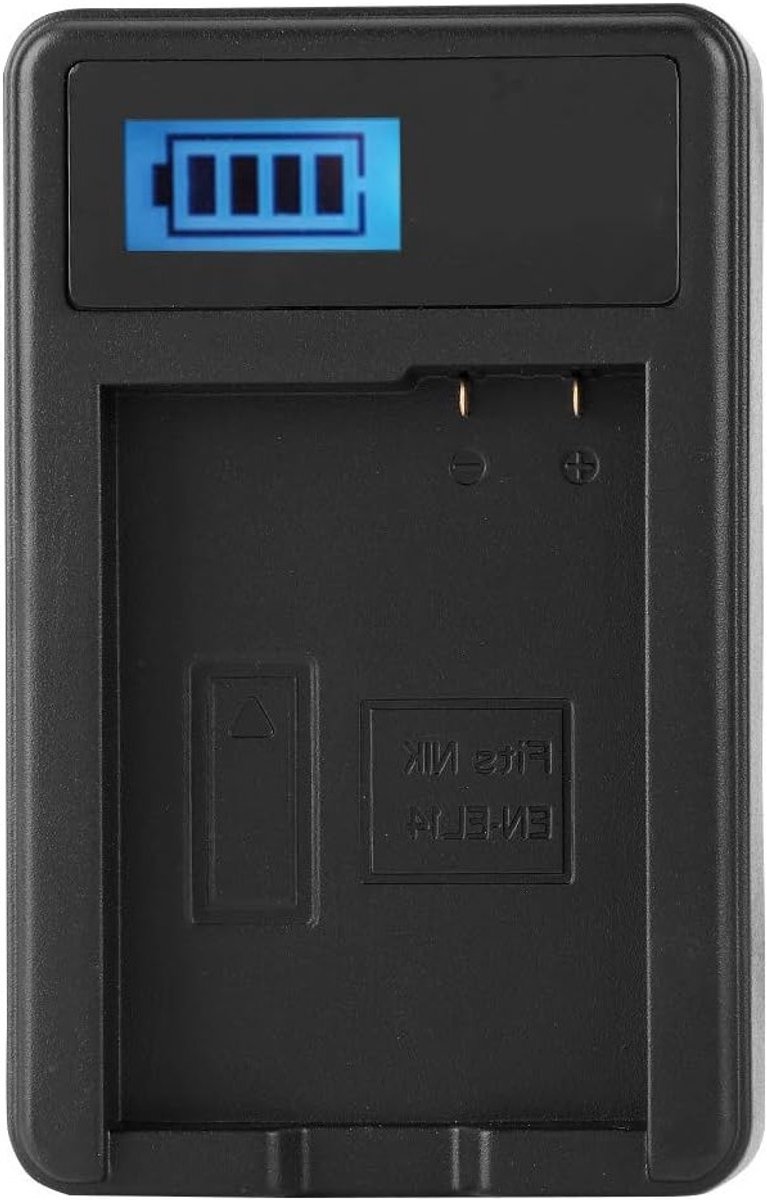 Allecto - En-El14 Batterijlader - Draagbare Snelle USB-oplader