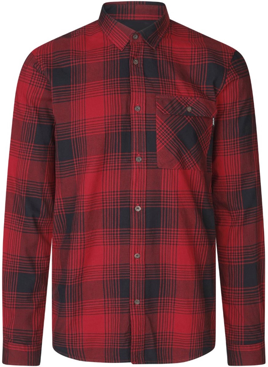 Seeland Glen Flanellen Hemd Jacht Hemd Scandinavisch Hemd Outdoor Hemd Lange Mouwen Hemd Check Cypress