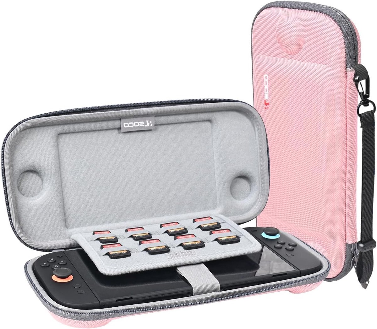 Beschermhoes voor Nintendo Switch 2 Console - Roze, Schokbestendig en Lichtgewicht Design