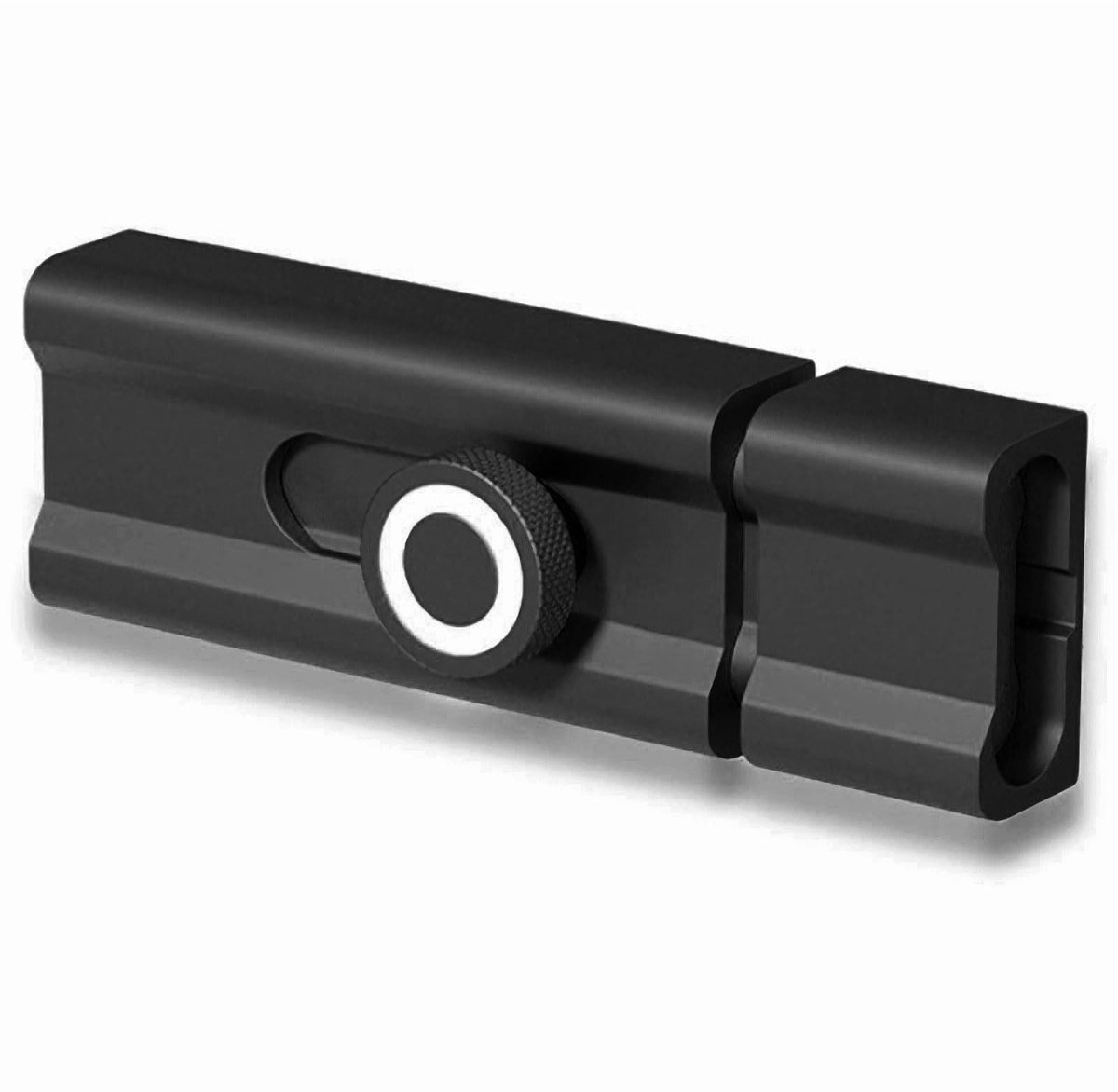 ZEYNOMAX- Deurboutslot 150 mm - Aluminiumlegering - No-Punch Installatie - Schuifslot - Huisveiligheid - Geschikt voor hout/metaal/glass