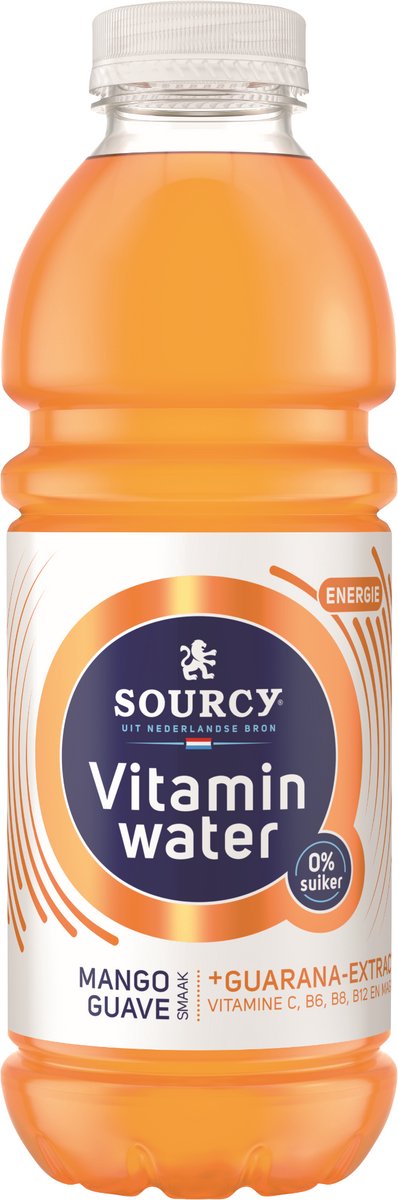 Sourcy - Vitaminwater - Mango & Guave - 6 x 1 liter - Voordeelverpakking