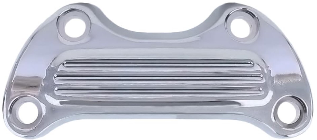 Dailygoods - Motorfiets Voorstuur Riser - Stuur Top Klem - Aluminium - Zwart - Riser Mount Cover - Geschikt voor Electra Glide modellen