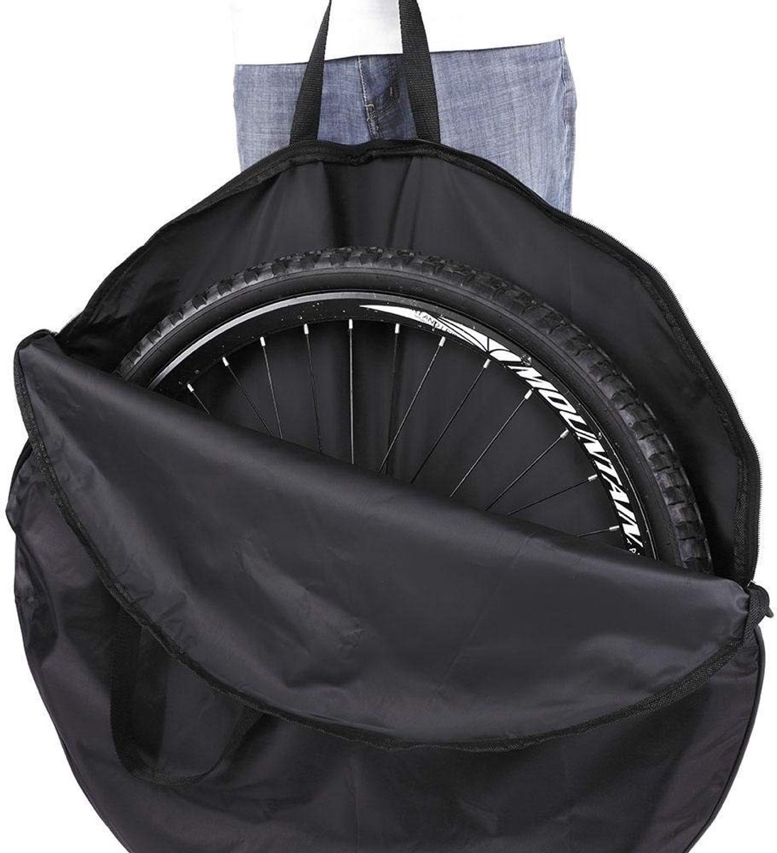 Dailygoods- Fietstas Gloednieuw - Nylon - Waterdicht - Voor Mountainbike/Racefiets - Voor- en Achterwielen - Lichtgewicht 530 g - Wielentas