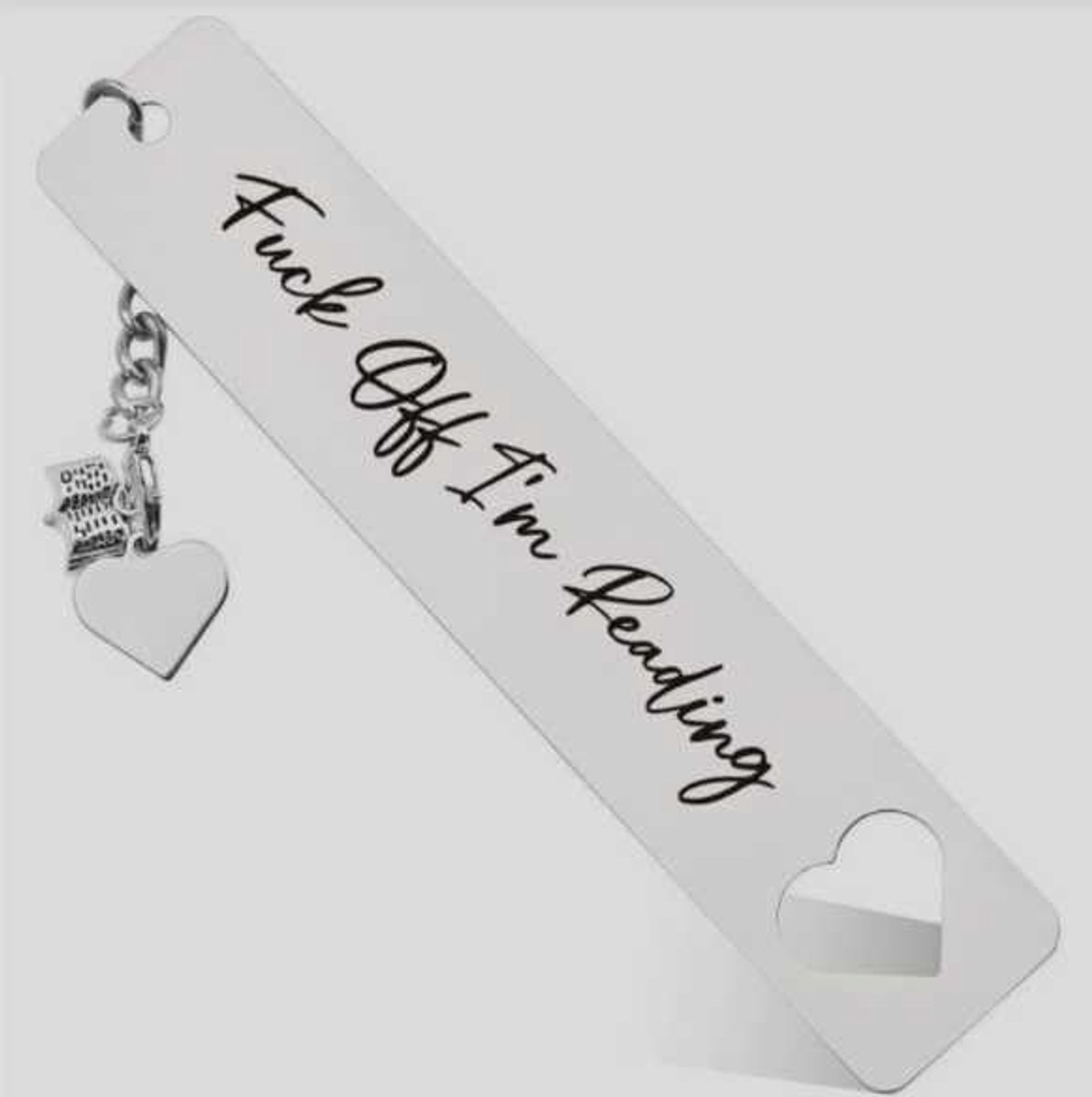 Dailygoods - Bladwijzer en Sleutelhanger Set voor Boekliefhebbers