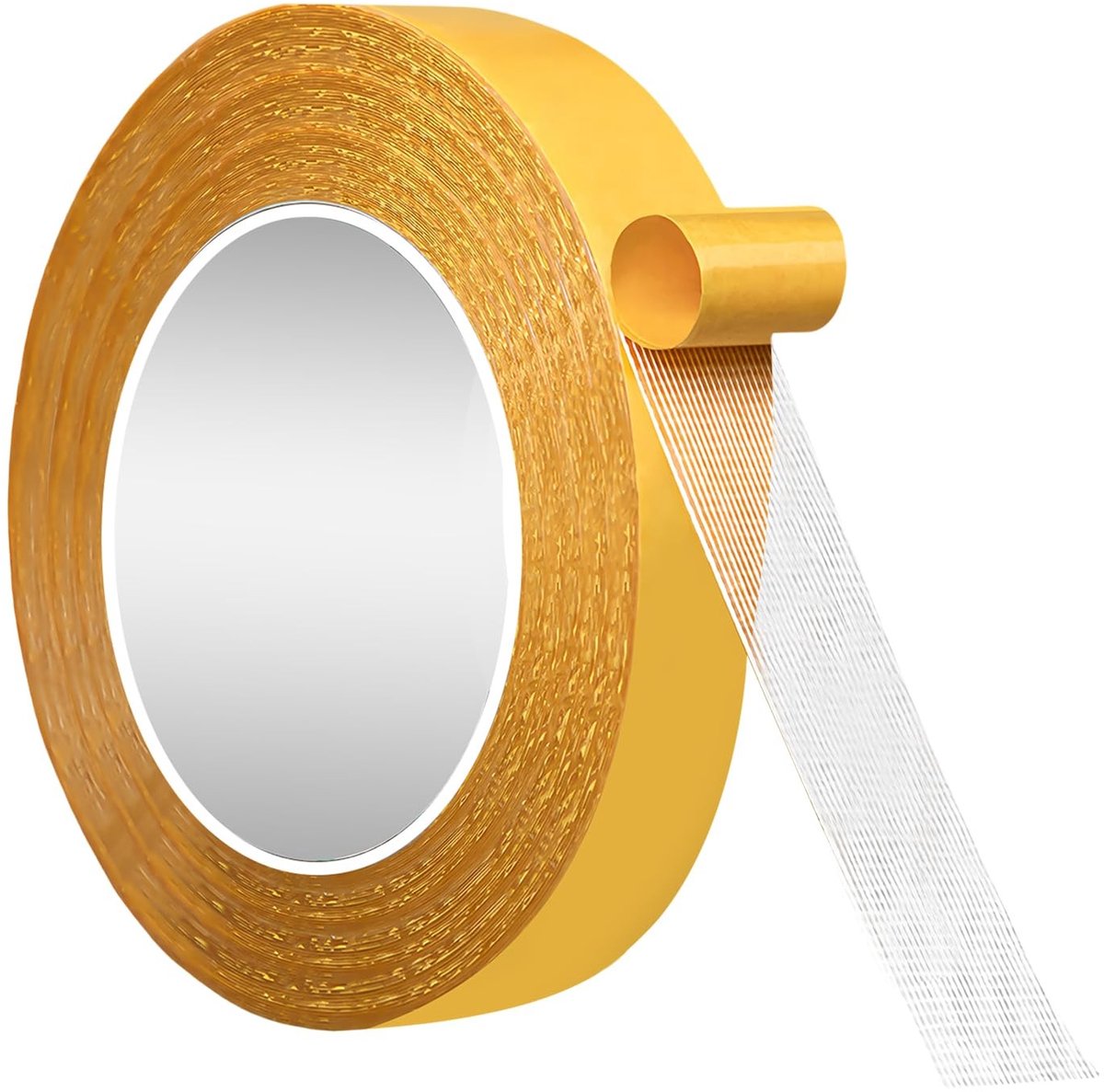 Dailygoods- Dubbelzijdige Tape Extra Sterk - Dubbelzijdig Tape voor Vloerkleden - Transparante Montagetape - 25 mm x 10 m - Hoge Hechting - Geschikt voor Thuis en Kantoor