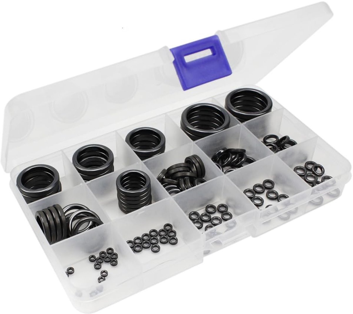Dailygoods- Hengel Reparatie Kit - 160 Stuks - Keramische Gidsen/Ringen - Eenvoudig te Gebruiken - Duurzaam - Voor Zoutwater/Zoetwater - Visring