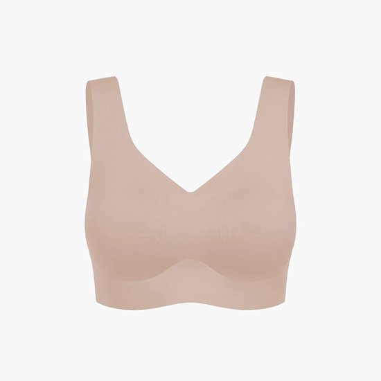 cfab - Soutien-gorge Comfort Minimizer avec soutien dorsal - Beige - 3XL - Soutien-gorge sans armatures, préformé - Lingerie - Sans coutures