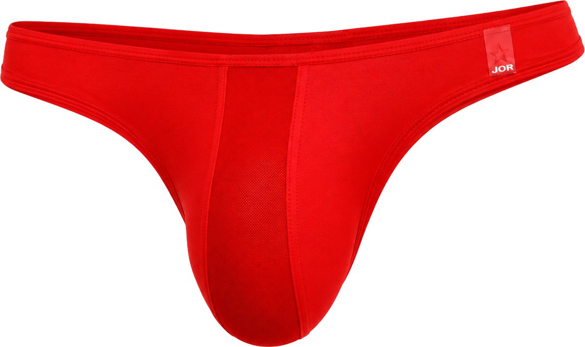 JOR Apolo Thong Red - MAAT S - Erotisch Heren Ondergoed - String voor Man - Sexy mannen String