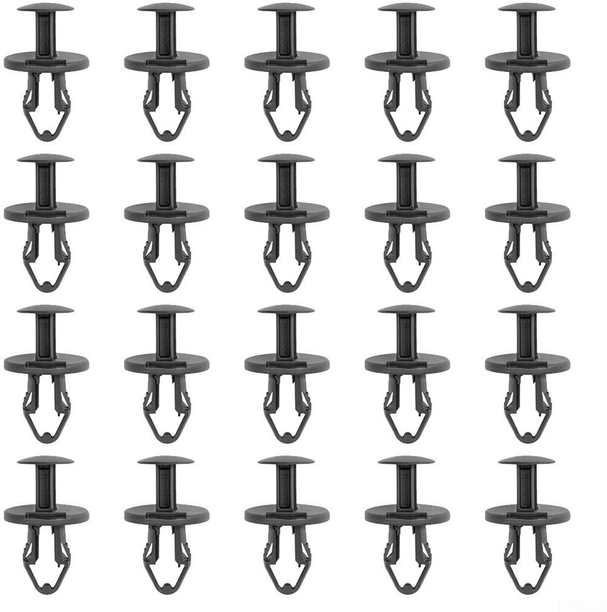 Dailygoods- Onderbak Klinknagels 20 Stuks - Klinknagels voor Leer - Hoogwaardige Kwaliteit - Duurzaam - Voor Tesla Model 3 2017 & Nieuwer - Onderdeelnummer 1128034-00-B