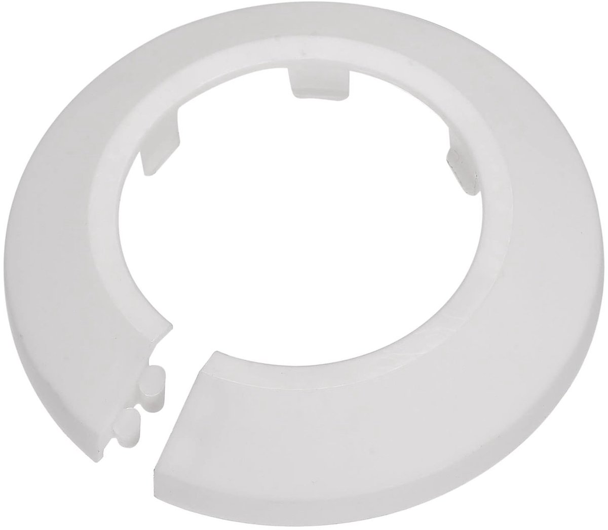 NTH products- Buisafdekking 44 mm - 10 Stuks - Klikbare PP Kunststof Rozet - Pijpkraag - Waterpijp - Afvoerleiding - Duurzaam en Schokbestendig