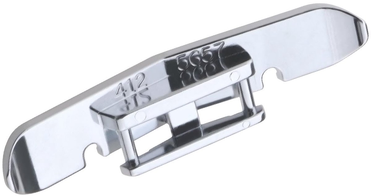 Dailygoods- Naaivoet Smalle Rits - Compatibel met Husqvarna Viking Group 1-8/D-modellen - Metalen Voet - Eenvoudig te Installeren - Deel nr. 4125657-45 - Ritspoor