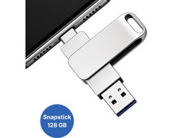 WB Goods Snapstick 128 GB- Safesnaps - Mobiele Opslag - Phonestick - Voor Iphone & Android - Geheugenstick usb - Extern Geheugenopslag - Flashdrive Voor iPhone - Flash Drive - USB STICK - Iphone 15, 16 & 17