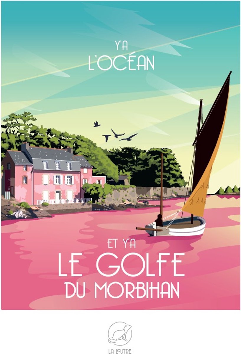 La Loutre puzzel 1000 stukjes Golfe du Morbihan oceaan.