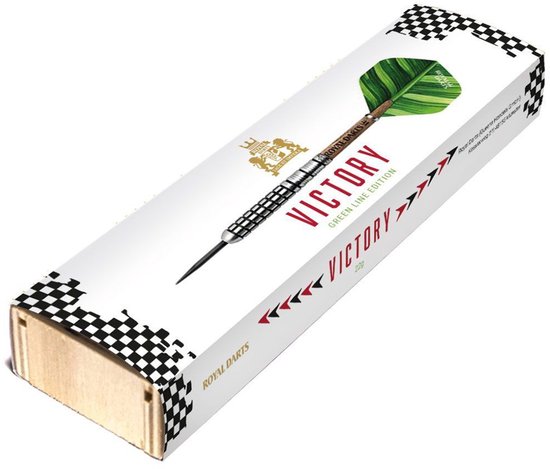 Royal Darts Green Line steeltip dartpijlen 21 gram tungsten set. van Merkloos — afbeelding 2