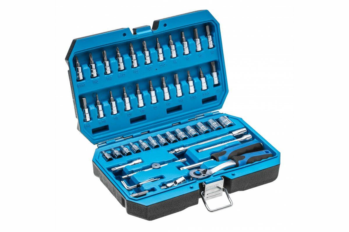 Högert Technik HT1R416 - Dopsleutelset - 46-delig - Chrom-Vanadiumstaal