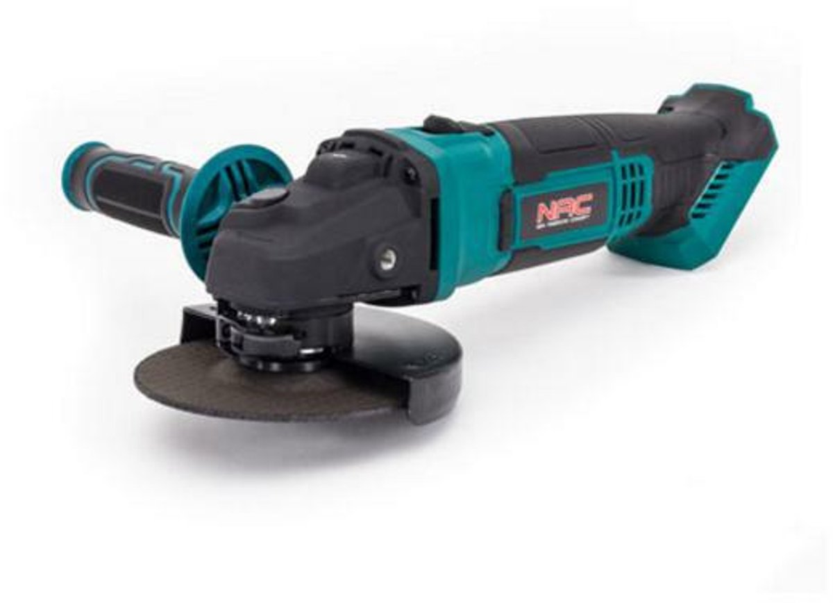 NAC AGE-125-LI-20V - Accu Haakse Slijper - 125mm - 20V - Ergonomische Greep