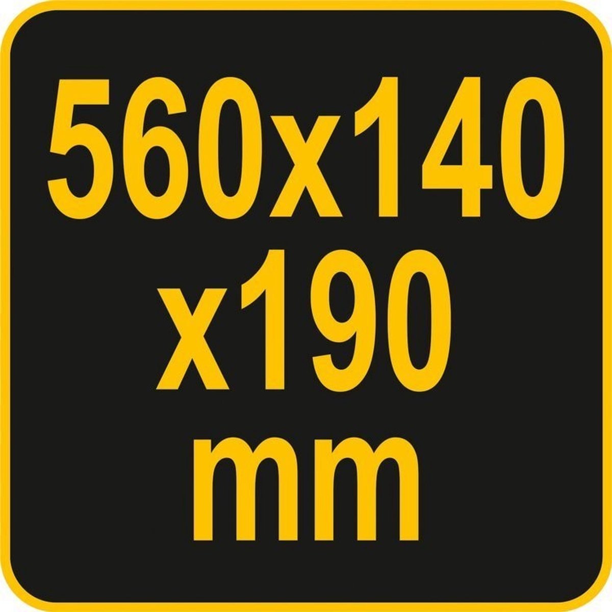 Vorel - Draaghulpmiddel PGB - Staal - 140x190 mm