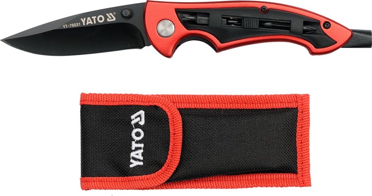 Yato - Multifunctioneel Vouwmes - Drop Point - 8 Bits