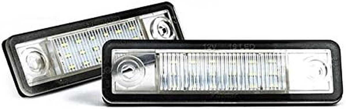 Kentekenplaatverlichting LED - Nummerplaatverlichting Set - Moderne Verlichting - Geen Foutmeldingen - 12 Volt - Wit