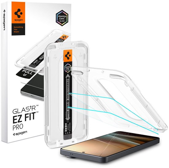 Spigen Tempered Glas Screenprotector Samsung Galaxy S26 – 2 Stuks, Transparant, EZ Fit, Sensorbescherming