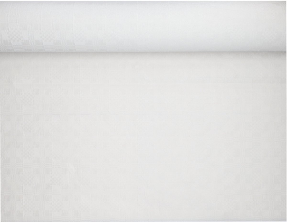 Papstar Damast Tafelkleed op rol - 50 x 1 M - dikte 40 g/m2 pak a 5 rol