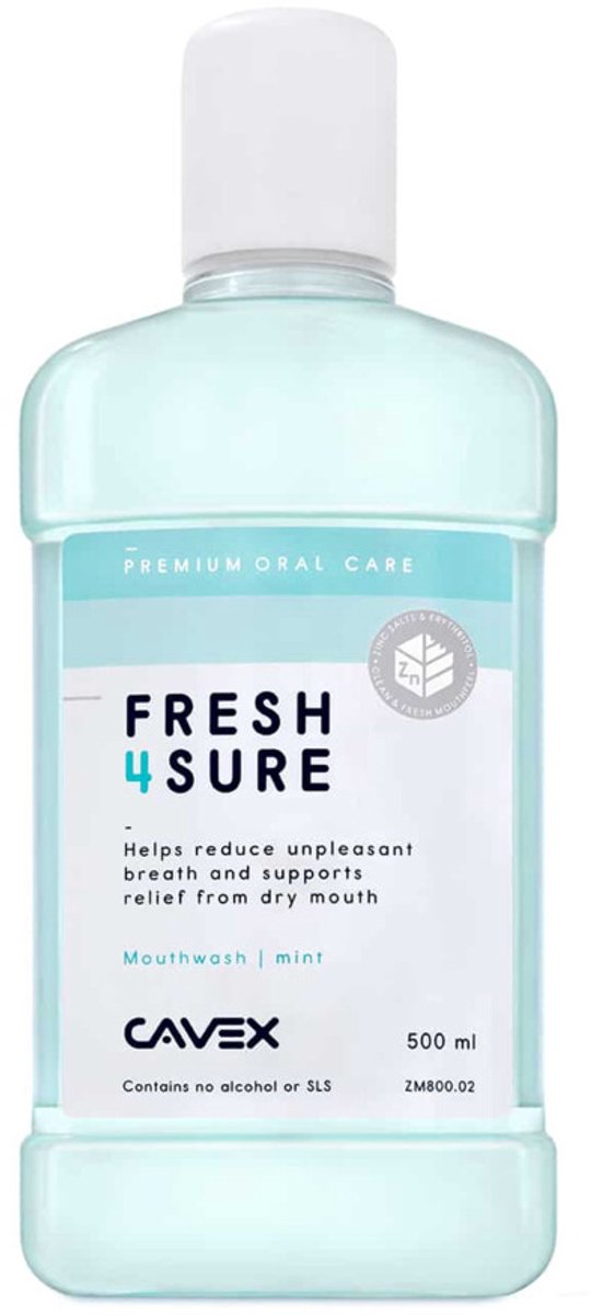 Cavex Fresh4Sure Mondspoelmiddel - 500 ml
