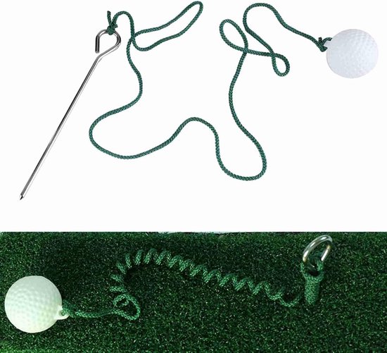 Oefen Bal - Touw Bal - Golf Training - Directe Balvlucht Zichtbaar - 16.5cm Lengte — afbeelding 2