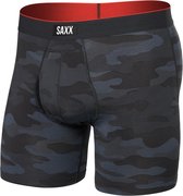 SAXX Heren Boxershort Multi-Sport Mesh - Boxer met BallPark Pouch® PRO - Lichtgewicht Sport Ondergoed - Zwart - M