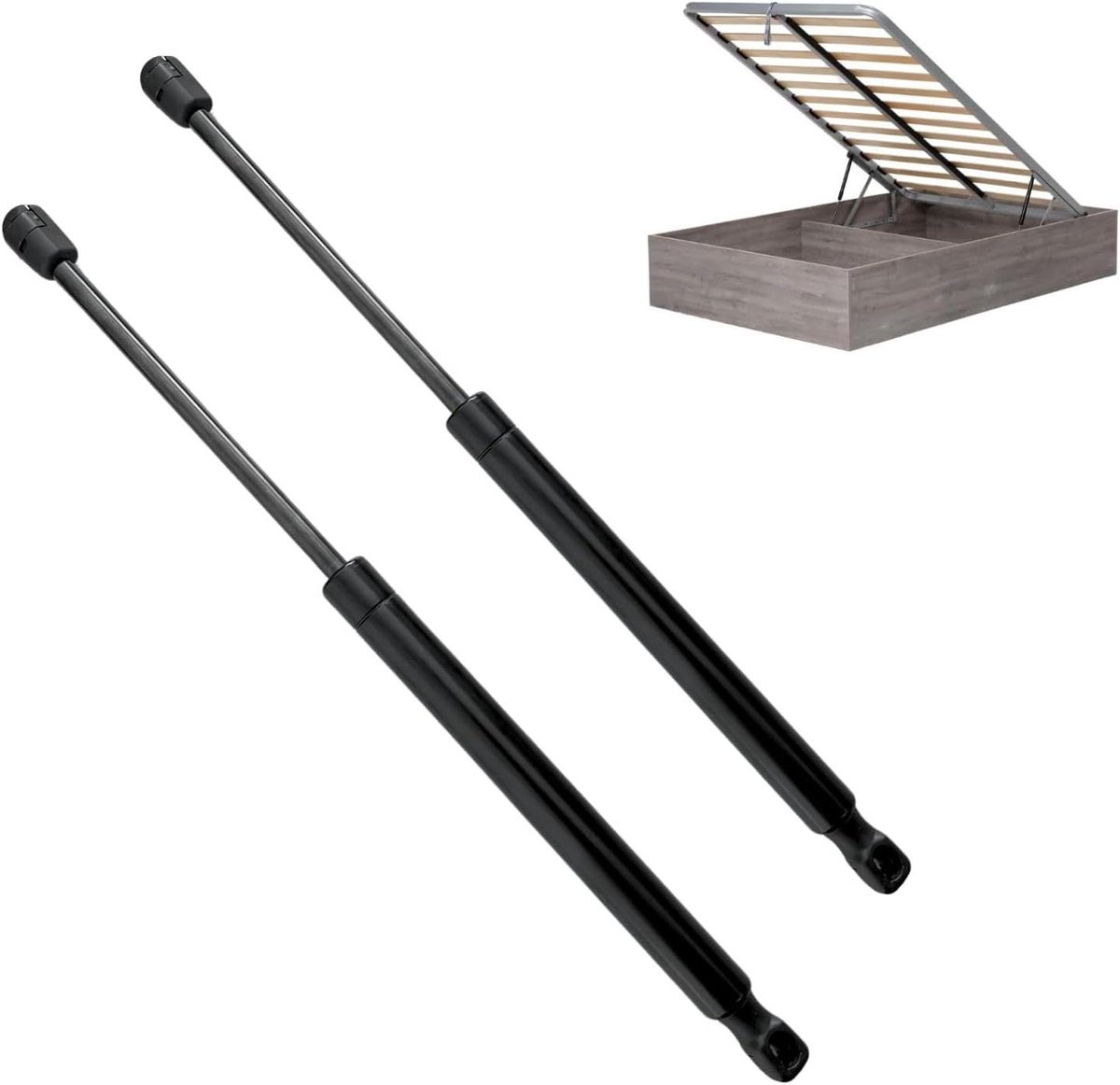 Gasveer Set - Bedlift Gasveren - Bed Liftsysteem - 1000 Newton Kracht - 415 mm Asafstand
