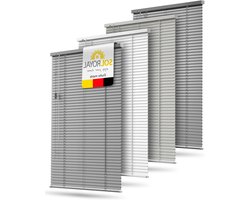 Sol Royal Aluminium Jaloezie Zonder Boren 110x130 cm incl. Klemsteunen – Aluminium Jaloezie Binnen voor Ramen 110 cm breed, 25 mm Lamellen –