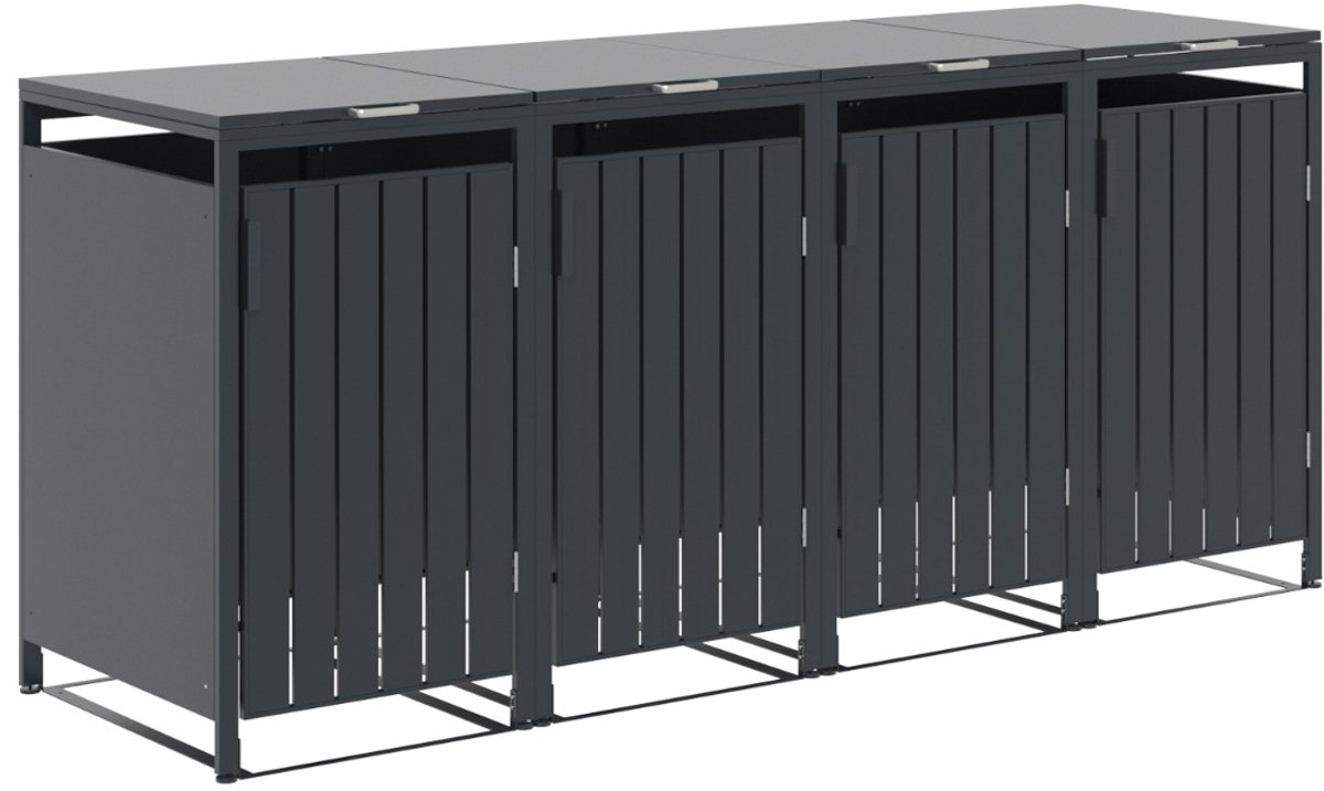 Garden Impressions Binport containerberging 272x80x118 cm - donker grijs