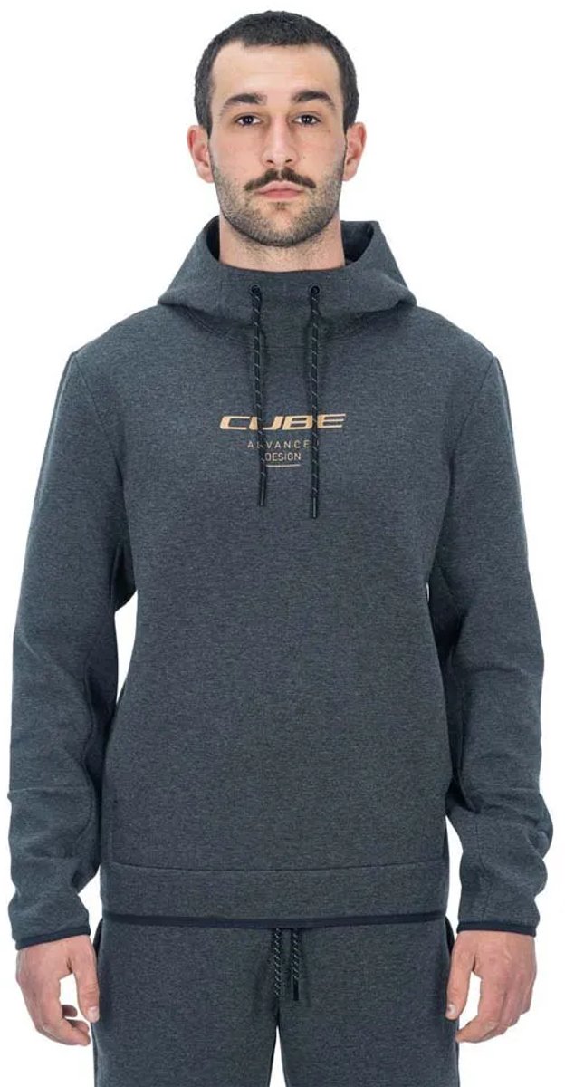 Cube Advanced Hoodie Grijs M Man