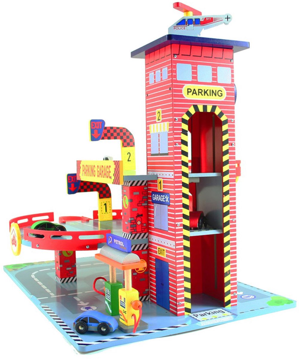 Mentari Houten Garage Rood — afbeelding 12