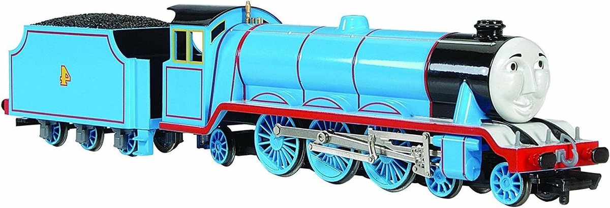 Gordon Express Motor - Thomas Trein - Verzamelen - Gedetailleerd Model - 18.29 cm x 18.29 cm - Goud