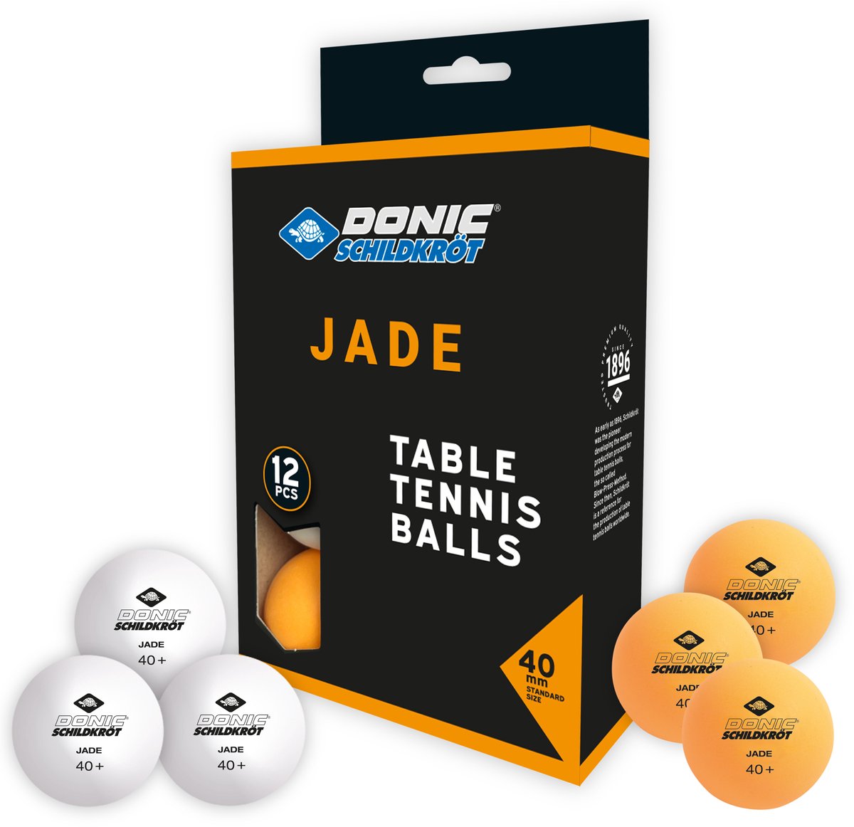 Donic Schildkröt Tafeltennisballen 1 Star Training Spare Time