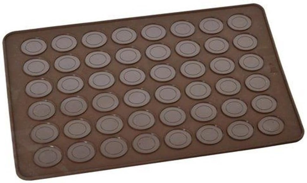 Siliconen Bakmat - Macaron Mat - Bakken Thuis - Herbruikbaar - Standaard Formaat - Grijs