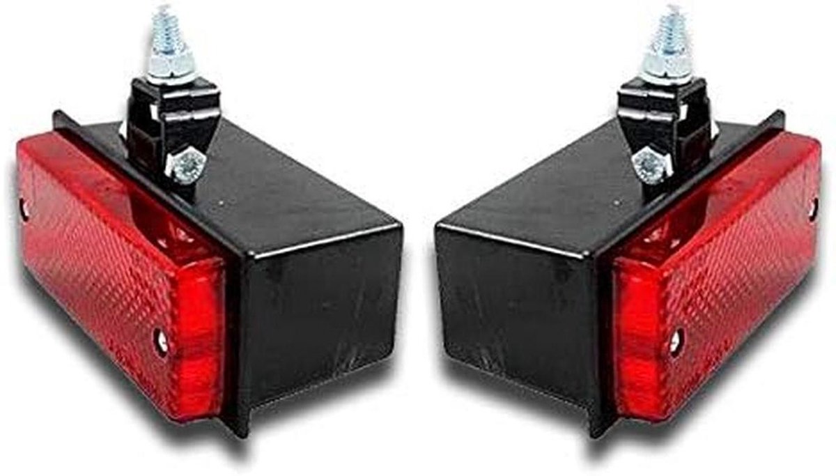 Mistlamp Rood - Achterlicht - Voertuig Verlichting - E-keurmerk Waterdicht - 21 Watt 24 Volt - Rood