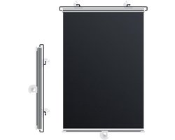 Rolgordijn met zuignap - Tijdelijke zonwering - Verduistering en privacy - Eenvoudige installatie zonder boren - 68 x 125 cm